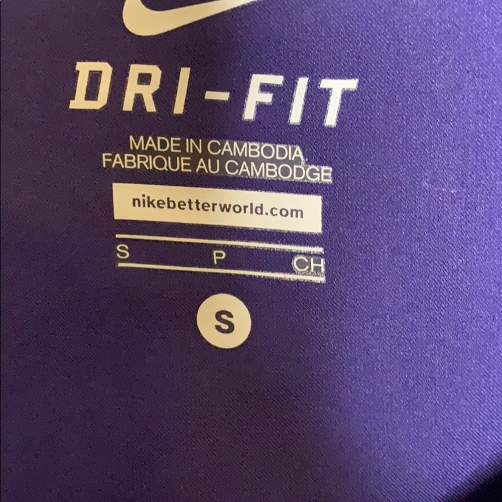 Nike Dri-Fit Long Dolman Sleeve Workout Top - Picture 4 of 15